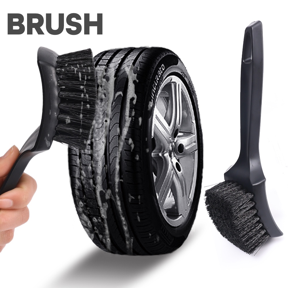 Cọ Vệ Sinh Bánh Xe Hơi / Xe Máy / Xe Đạp Màu Đen Siêu Bền Tiện Dụng