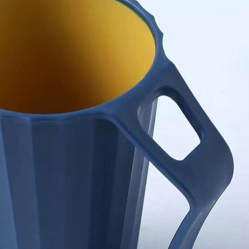 GIOVANNI Set 2 Cốc Đánh Răng Di Động Chống Vỡ Chống Trượt Có Tay Cầm Dành Cho Đi Du Lịch