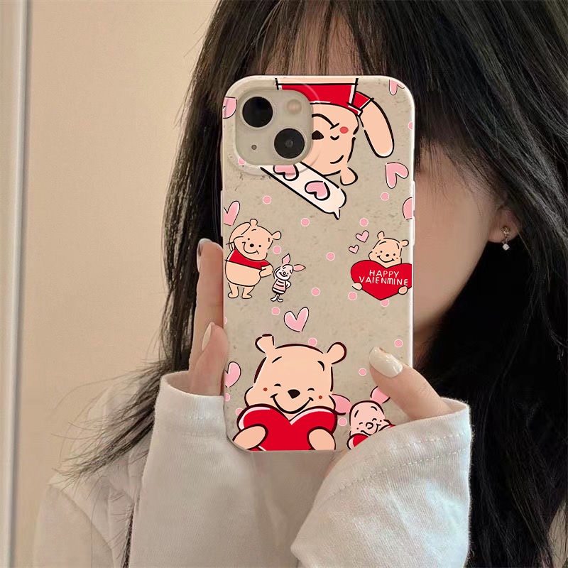 Ốp Điện Thoại Mềm Chống Sốc In Hình Gấu Pooh Cho Iphone 12 8 13 Max 11 14pro7