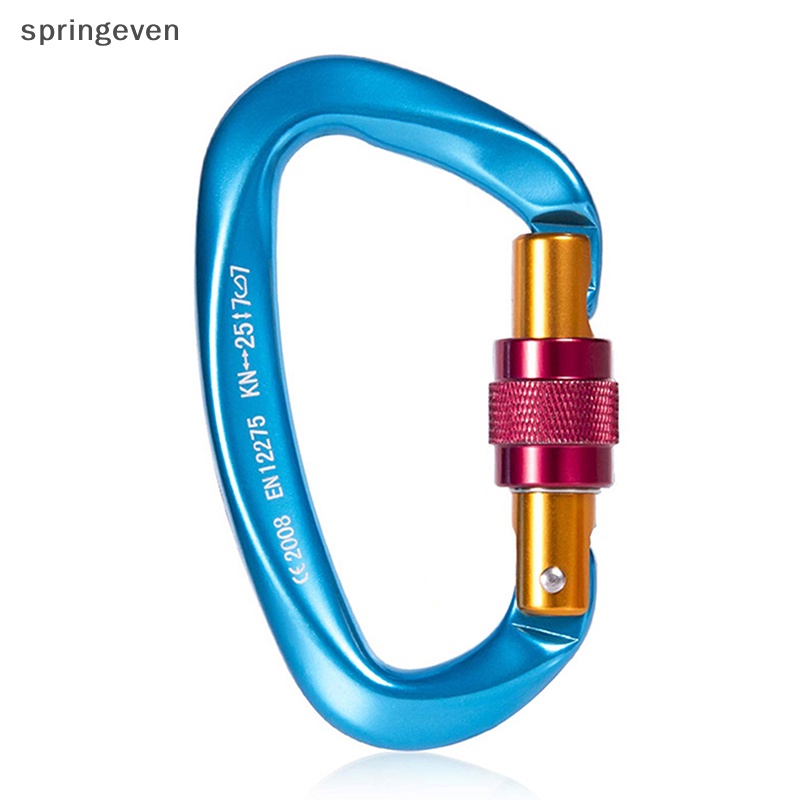 Móc Khóa Leo Núi / Tập Yoga Hình Chữ D Bằng Nhôm Tiện Dụng