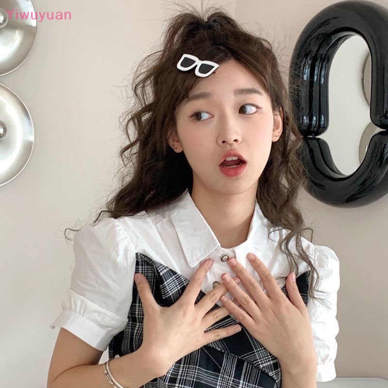 Kẹp Tóc Hình Mắt Kính Thời Trang Hàn Quốc Ngọt Ngào Cho Nữ