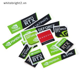 Set 5 Sticker NVIDIA GTX GEFORCE Dán Trang Trí Laptop