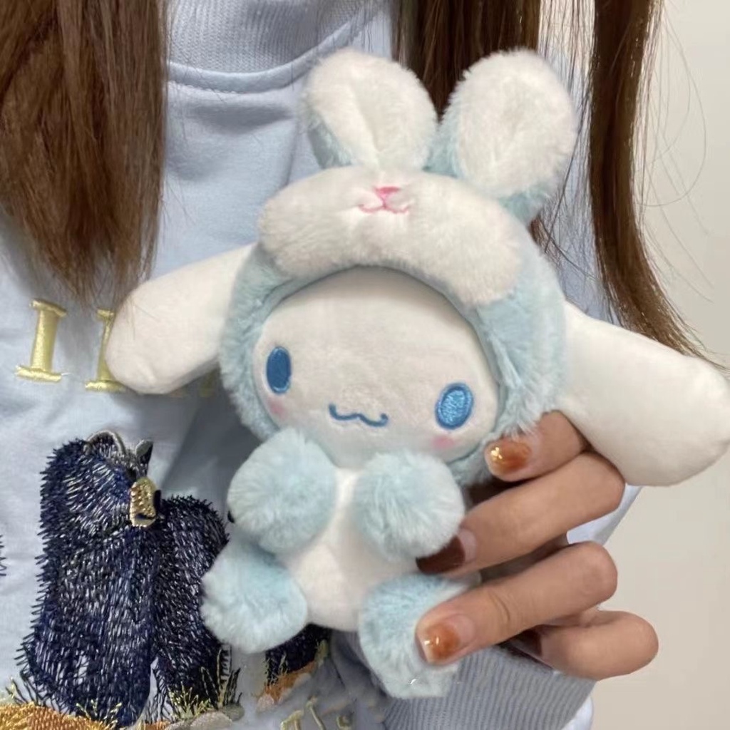 Móc Khóa Thỏ Nhồi Bông Dễ Thương Phong Cách Sanrio Nhật Bản