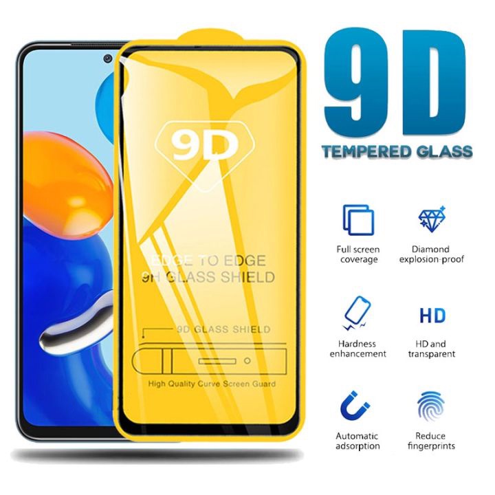 Kính cường lực miếng dán màn hình full màn 9d Cho Xiaomi Redmi note 13 12 Pro + Plus 12s 11 11s 10 10s 9 9s 8 7 Pro Redmi 12 10A 9A 9C 13C 12C 9T A1 A2+ Poco X6 Pro C65 4G 5G
