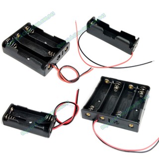 Đế gắn pin 18650 nối tiếp - khay đựng pin có dây - đế lò xo gắn pin 1/2/3/4 cell li-ion