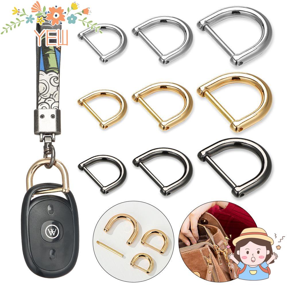 Dây Khóa Chữ D DIY Có Thể Tháo Rời Chuyên Dụng Cho Túi Xách Da