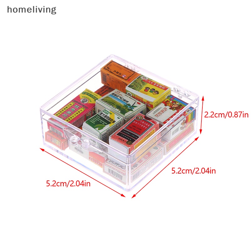 1 Bộ Hộp Đựng Thuốc 1: 12 Dùng Trang Trí Nhà Búp Bê
