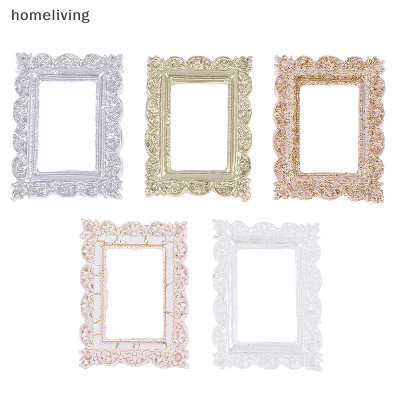 Khung Ảnh Bằng Nhựa Resin Tỉ Lệ 1: 12 Trang Trí Nhà Búp Bê