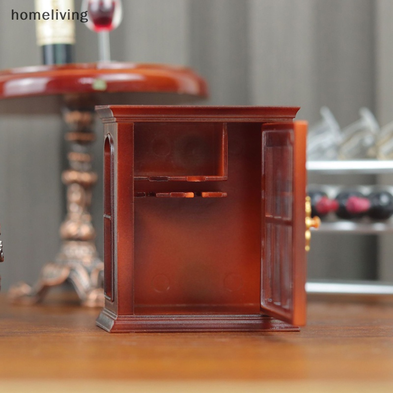 1 Mô Hình Tủ Rượu Mini Bằng Nhựa Tỉ Lệ 1: 12 Trang Trí Nhà Búp Bê
