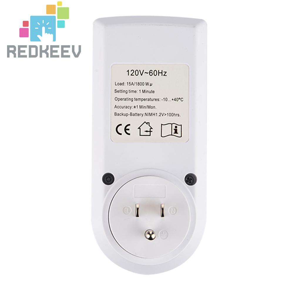 Ổ Cắm Điện Hẹn Giờ Màn Hình LCD Tiện Dụng Cho Nhà Bếp