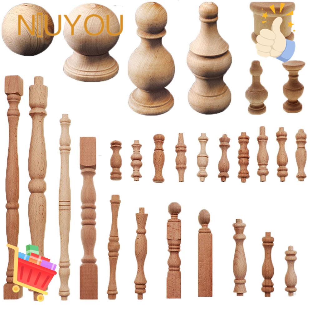 Phụ Kiện Chân Ghế Bằng Gỗ Chạm Khắc Thủ Công Cao Cấp Phong Cách Vintage