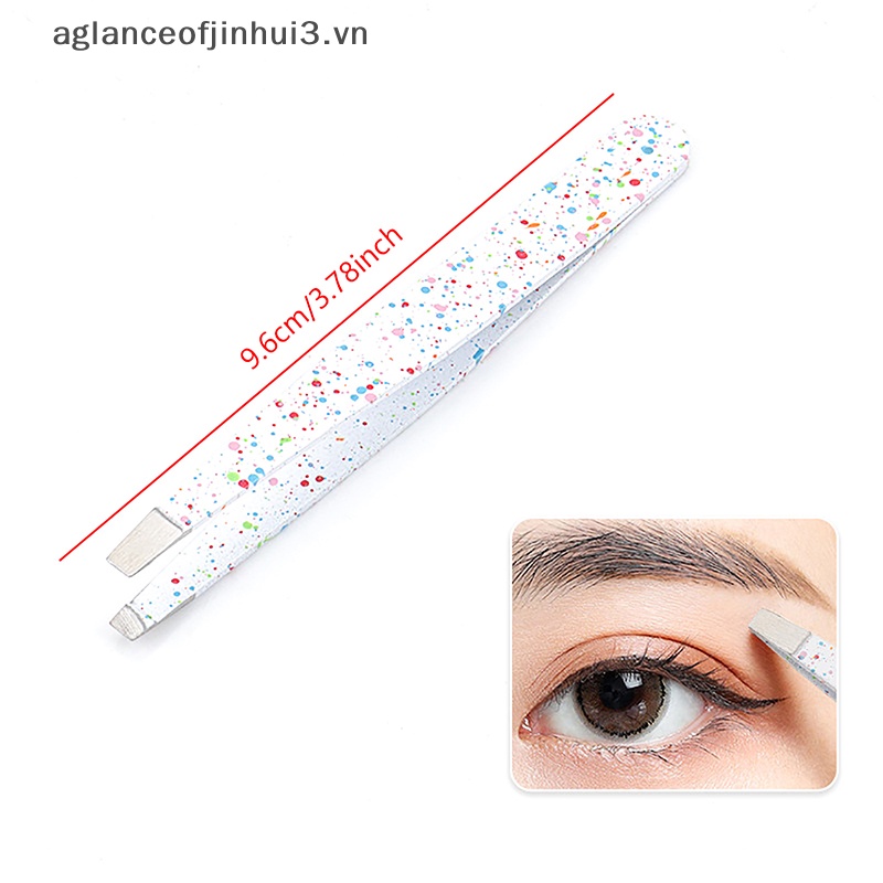 1 Nhíp Tỉa Lông Mày Bằng Thép Không Gỉ Nhiều Màu Sắc