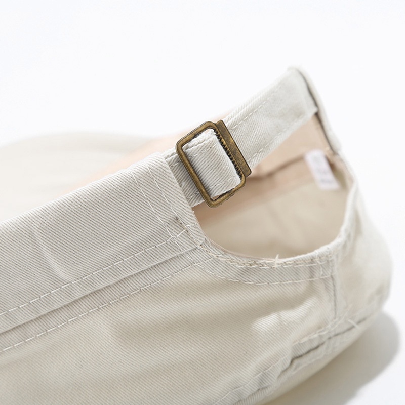 Bbyter mùa xuân mới mũ quân sự thời trang cổ điển bông phẳng mũ chống nắng ngoài trời mũ thông thường mũ quân đội mũ phong cách thiếu sinh viên