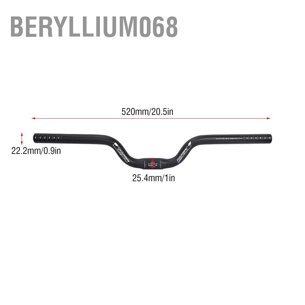 Tay lái - Ghi Đông xe đạp cho trẻ em 52 cm hợp kim nhôm chất lượng FMF leo núi - Beryllium068