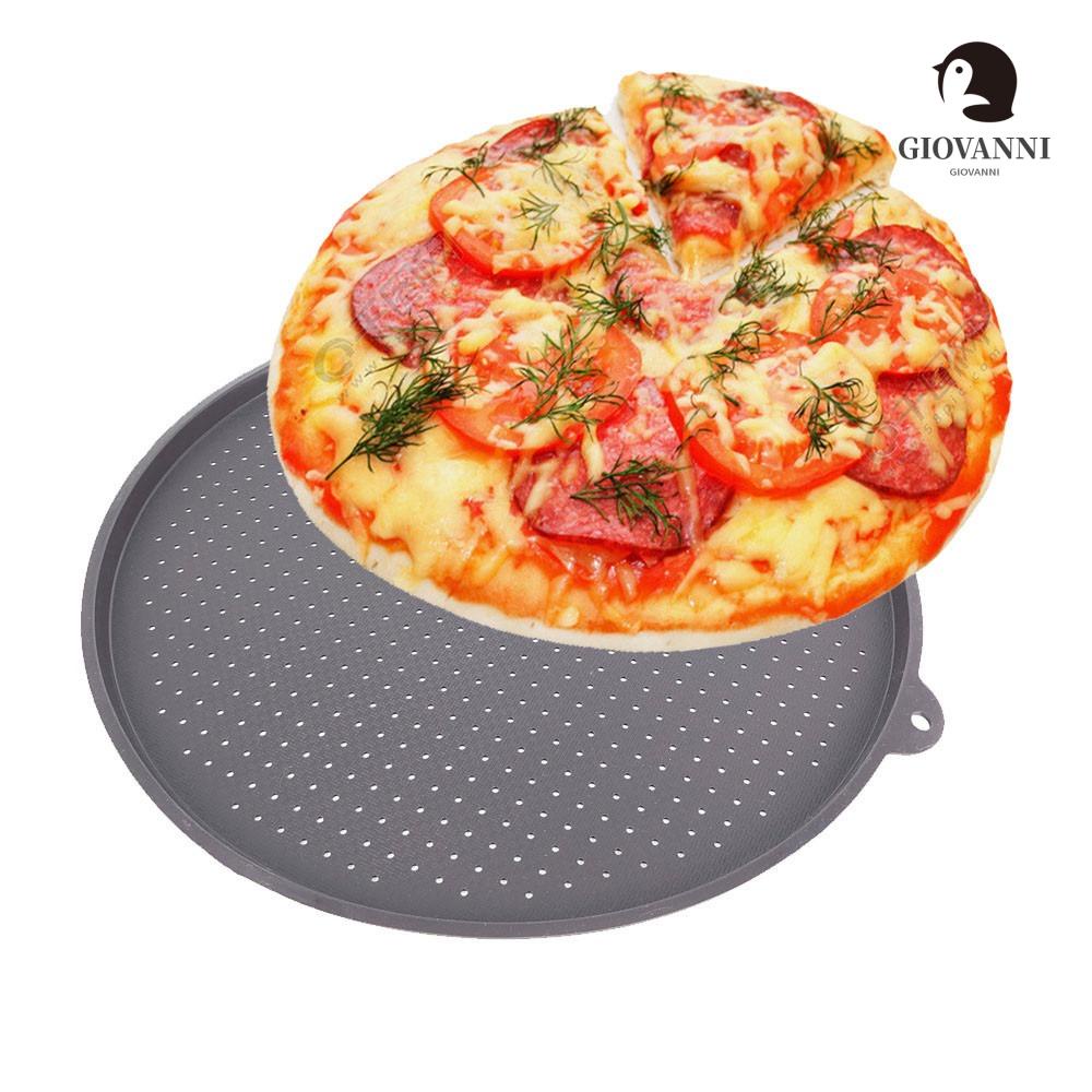 Chảo Nướng Bánh Pizza Hình Tròn Bằng Silicone Chống Dính