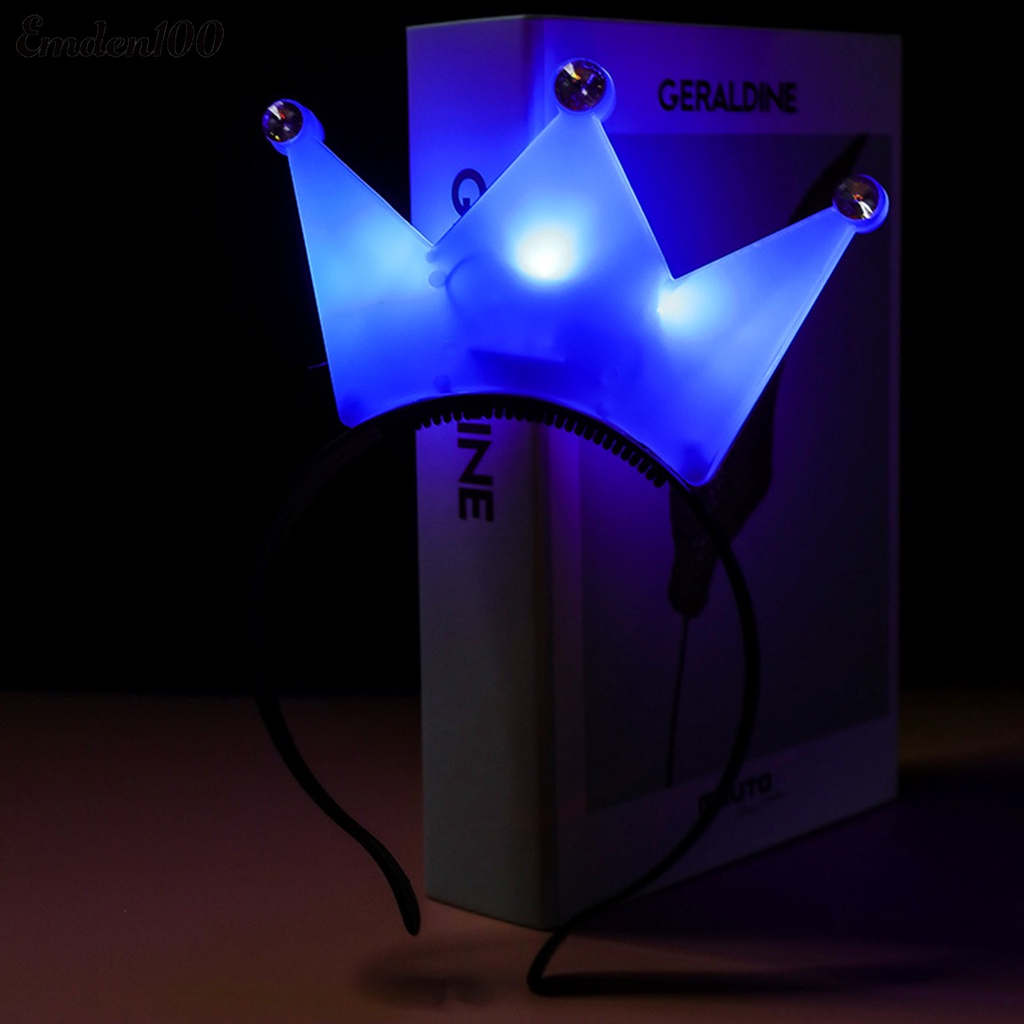 Băng Đô Cài Tóc Hình Vương Miện 3 Chế Độ Dễ Thương