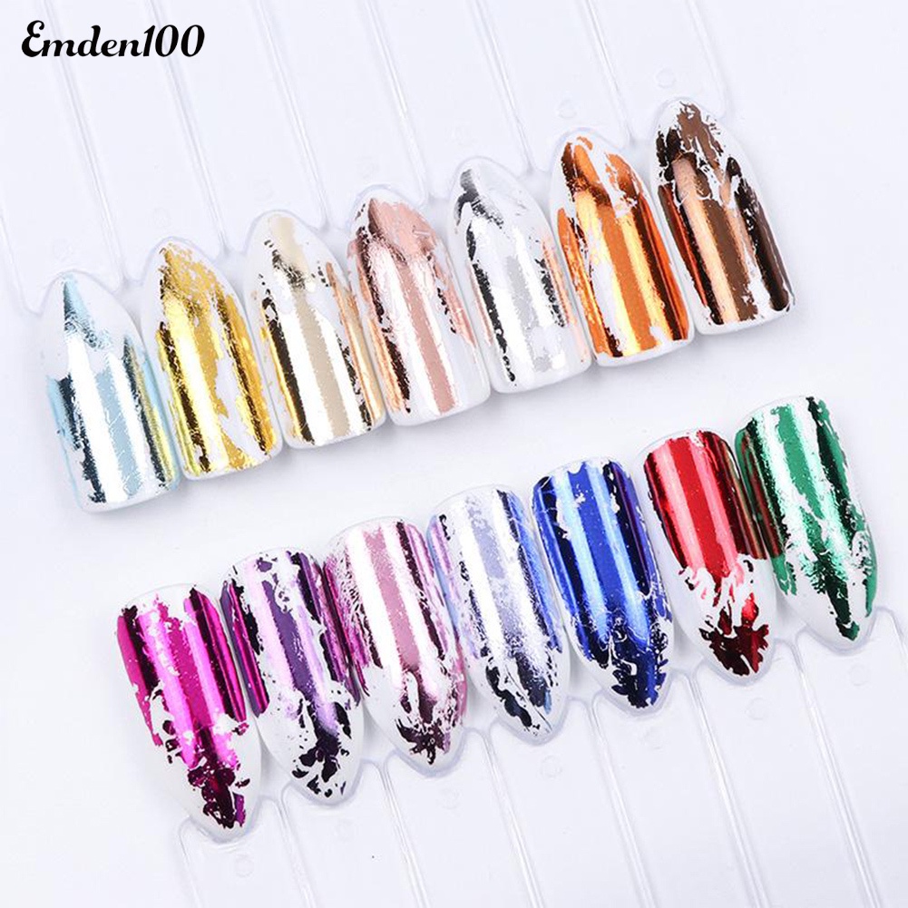 Set 14 Tấm Hình Dán Ngôi Sao Nhiều Màu Sắc Dùng Trang Trí Móng Tay Nghệ Thuật