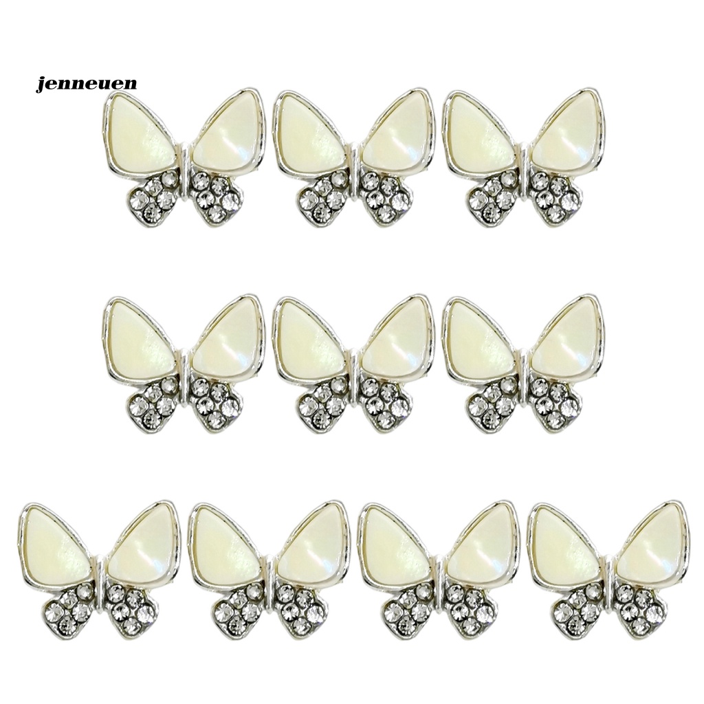 Set 10 Bươm Bướm 3D Trang Trí Móng Tay Nghệ Thuật