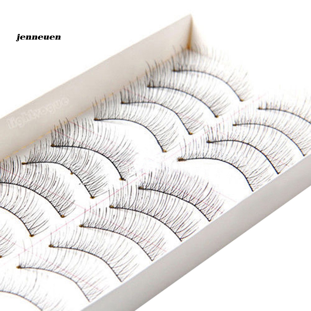 Set 10 Cặp Lông Mi Giả Mềm Tự Nhiên Handmade JEN