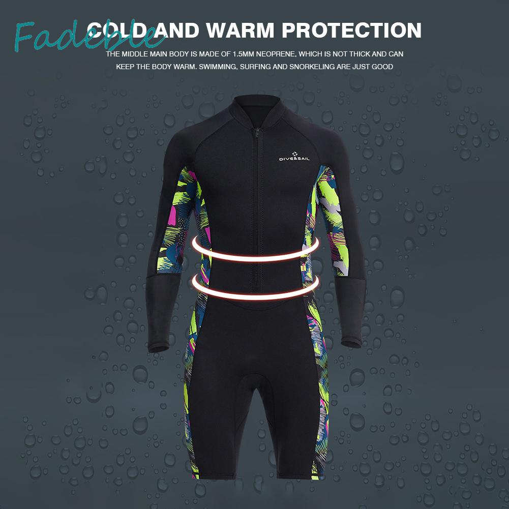 Bộ Đồ Lặn Bảo Vệ Chống Lạnh Có Khóa Kéo