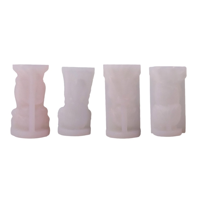 Zuoo Khuôn silicone Làm Nến Xà Phòng Hình Công Chúa 3d diy