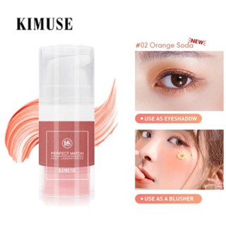  Phấn má hồng MISS ROSE kimuse dạng kem chống thấm nước và mồ hôi lâu trôi 6ml 