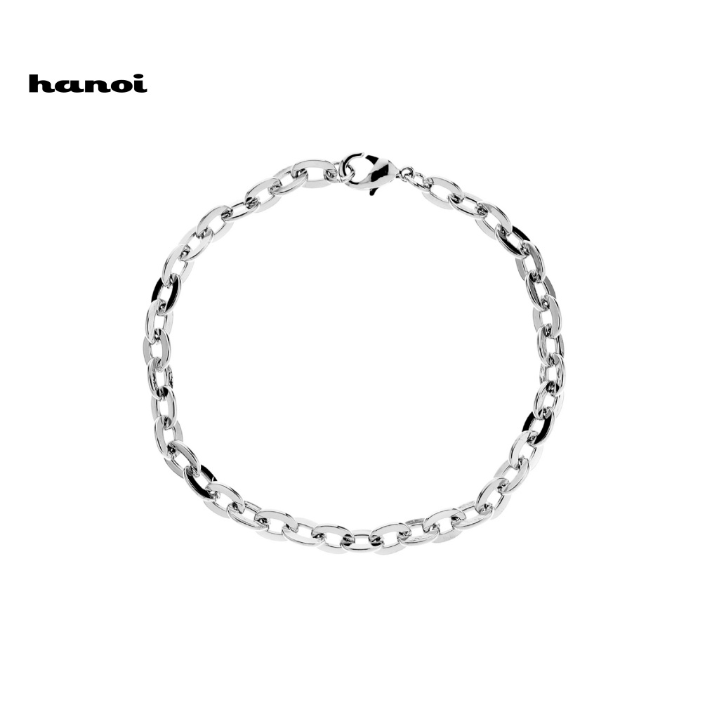 Vòng Tay Dây Xích Thiết Kế Đơn Giản Phong Cách Hip Hop Cho Nam Và Nữ