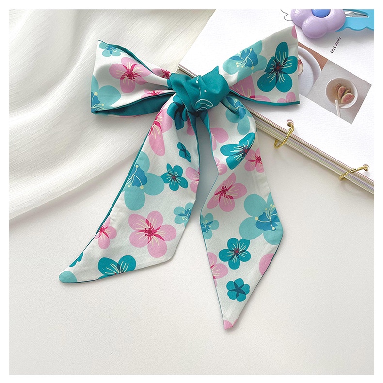 Khăn Quàng Cổ Dài Đa Năng Đính Nơ Xinh Xắn Thời Trang