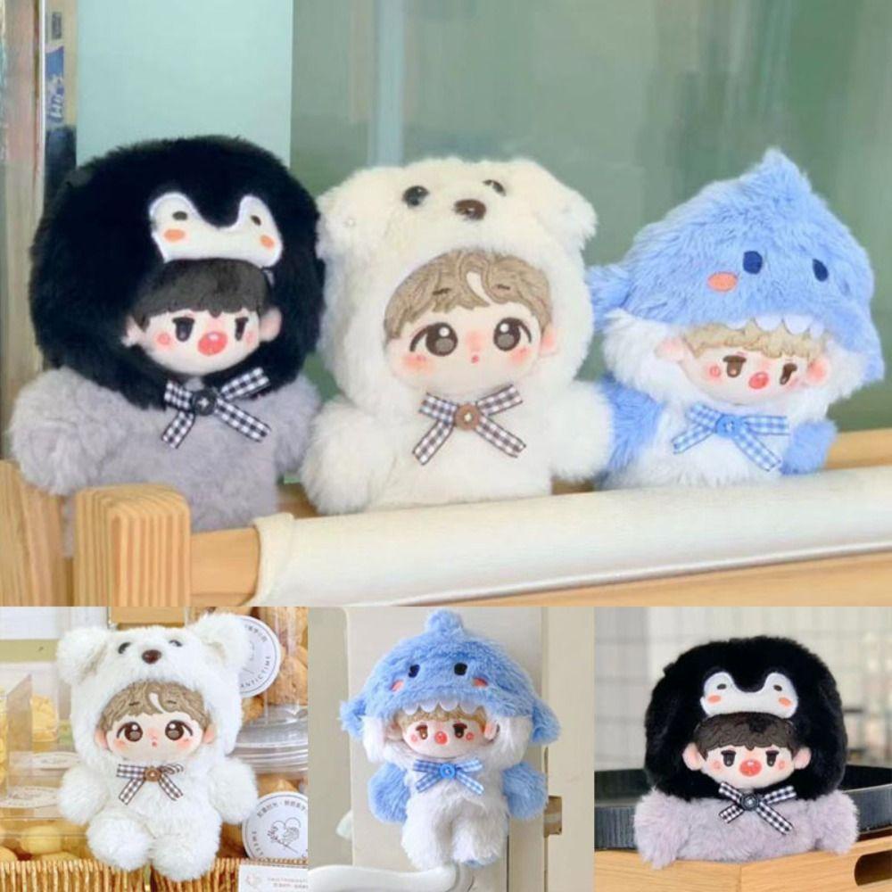 Uumir Bộ Đồ Chơi Búp Bê Nhồi Bông cotton 10cm Hình Động Vật Hoạt Hình mini Chất Lượng Cao