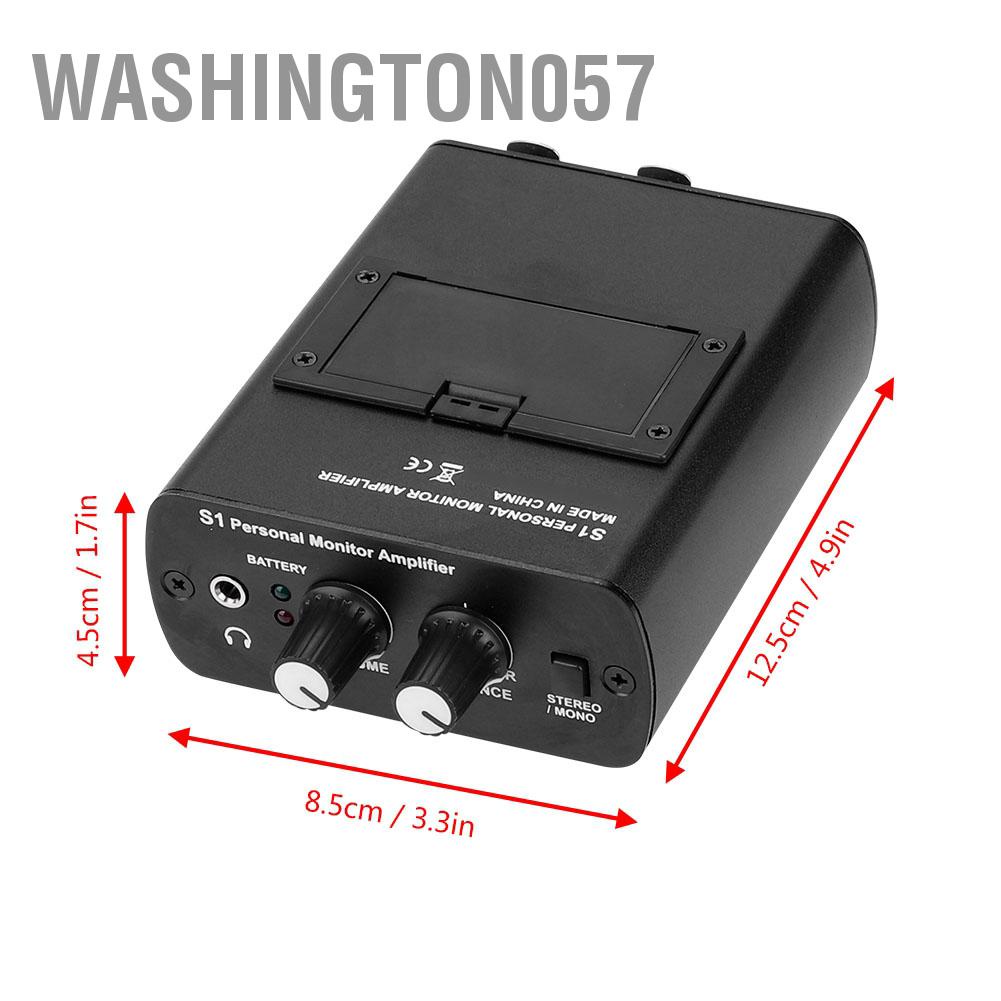 Washington057 Đối với Bộ khuếch đại tai nghe theo dõi cá nhân ANLEON S1 100-240V trong hệ thống giám sát