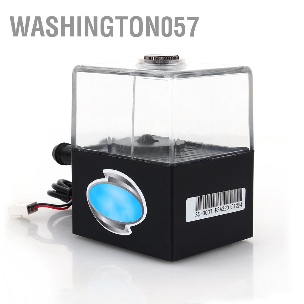 Washington057 Sc-300t 12v Dc Máy bơm nước &amp; bình cực êm để làm mát bằng chất lỏng Pc Cpu