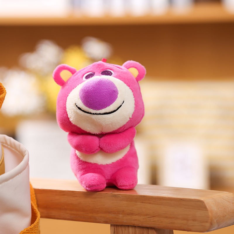 Móc Khóa Gấu Nhồi Bông Dễ Thương Phong Cách Hàn Quốc