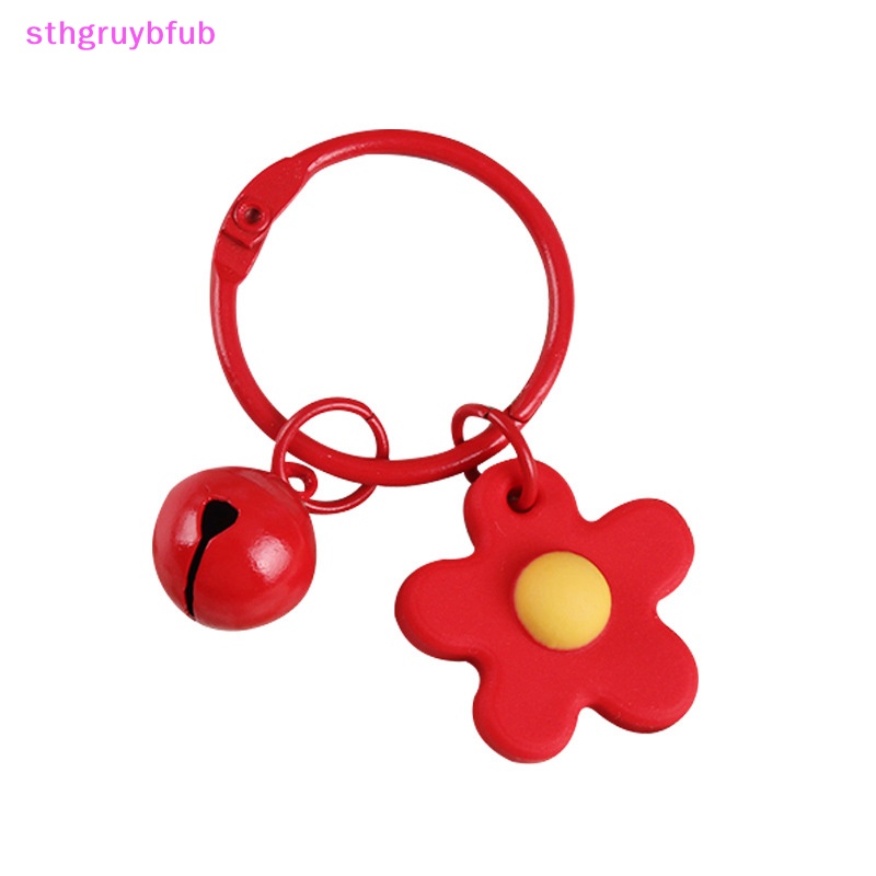 Móc Khóa Hình Chuông Hoa Nhiều Màu Dễ Thương