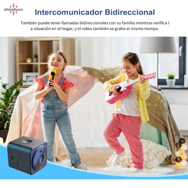 Camera An Ninh Không Dây Kết Nối Wifi Hd 1080p Có Tầm Nhìn Đêm