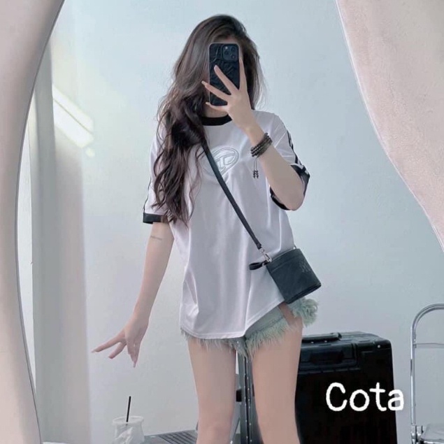 Áo thun nữ, áo phông nam nữ form rộng chất mềm mát 104