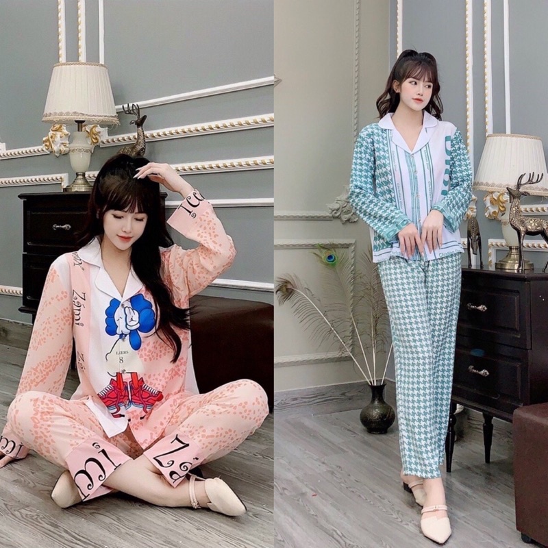 Bộ Pijama Dài Tay. Bộ Thiết Kế Cao Cấp