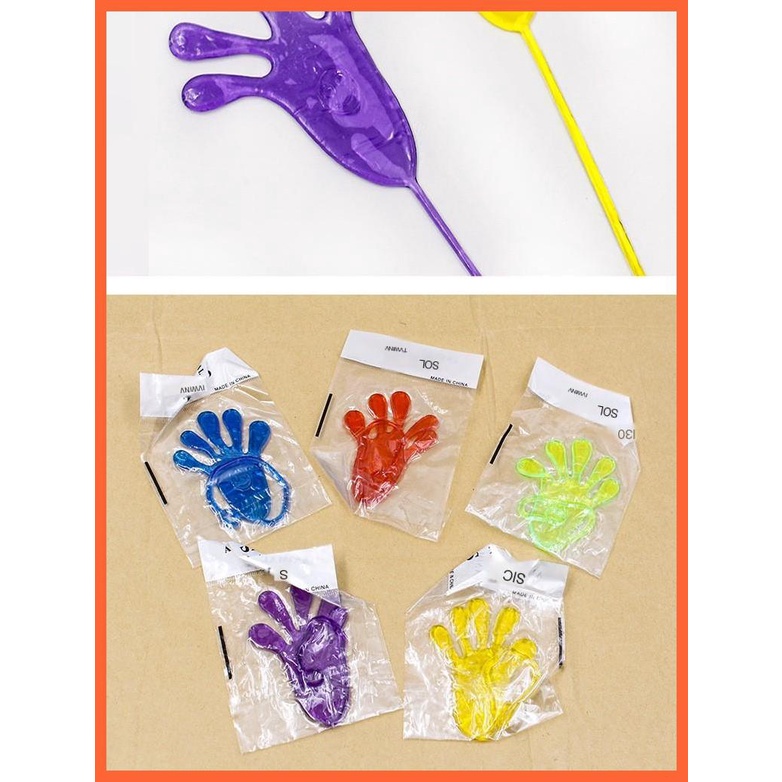 Đồ Chơi Bàn Tay Cao Su Mềm Co Giãn Di Động Vui Nhộn Giải Trí Vui Nhộn