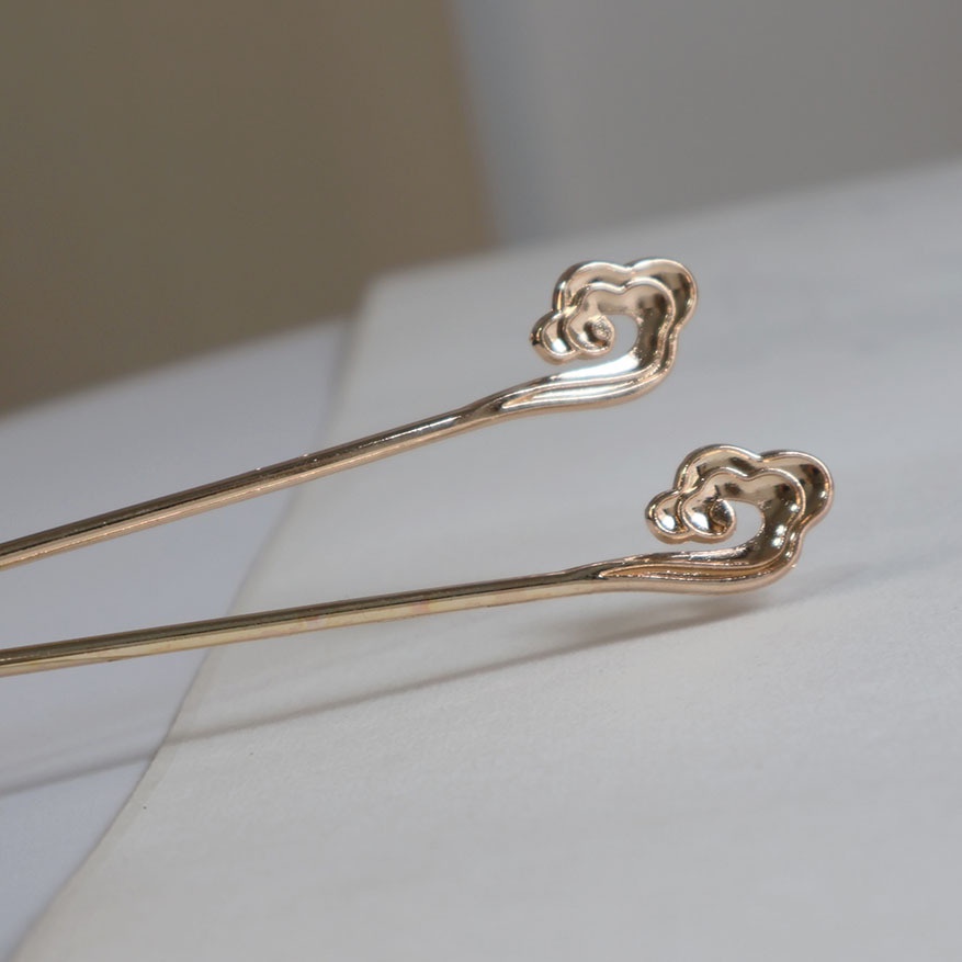 Kẹp Tóc Màu Vàng / Bạc Thời Trang Mùa Hè Phong Cách Mới 2023