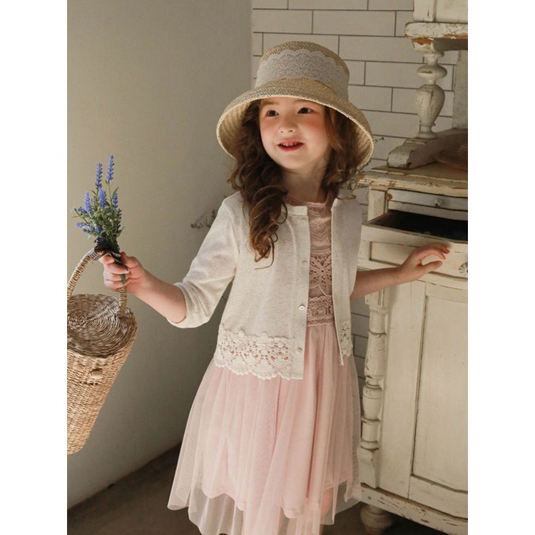 Áo Khoác Chống Nắng Mỏng Thoáng Khí Thời Trang Mùa Hè Mới 2023 Cho Bé Gái