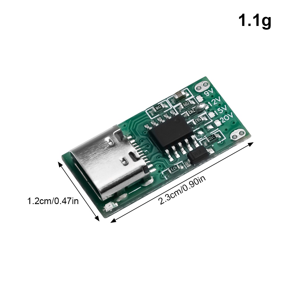 Mô-đun Sạc USB Kích Hoạt Tăng Áp Nhanh VOKTTA Type-C PD2.0 PD3.0 9V 12V 15V 20V