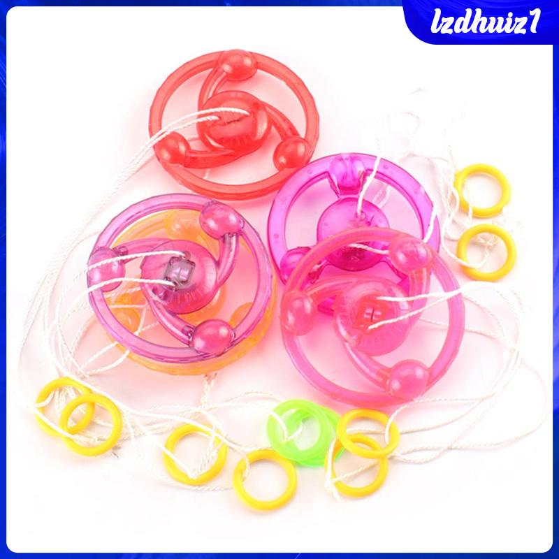 Bánh Đà Kéo Dây Có Đèn Phát Sáng Độc Đáo Cho Trẻ Em