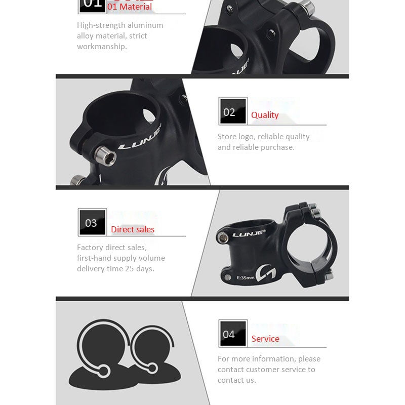 Pô Tăng Ngắn Gắn Ghi Đông Xe Đạp Leo Núi MTB BMX