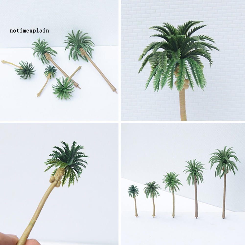 Set 10 Mô Hình Cây Dừa Giả Trang Trí Tuyệt Đẹp