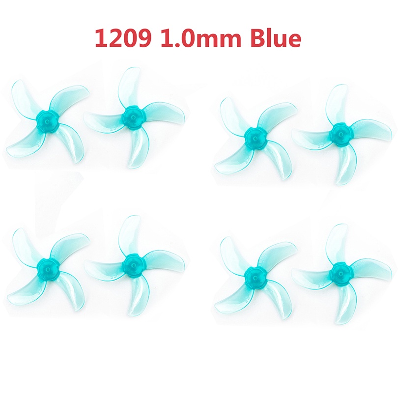 Gemfan 4 Cặp  1208 3-Blade / 1209 4-Blade 31mm Cánh quạt PC 0.8mm 1mm 1.5mm cho FPV Freestyle Tinywoop Đồ chơi máy bay