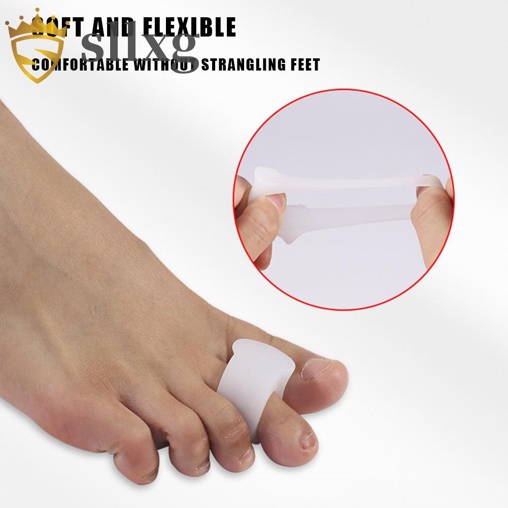 Set 4 Cặp Đệm Silicone Mềm Chỉnh Hình Ngón Chân Cái