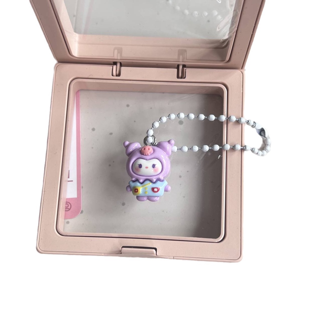 Móc Khóa Hình Chú Chó Sanrio Melody Kuromi Cinnamon Dễ Thương Dùng Làm Quà Tặng Cho Bạn Gái