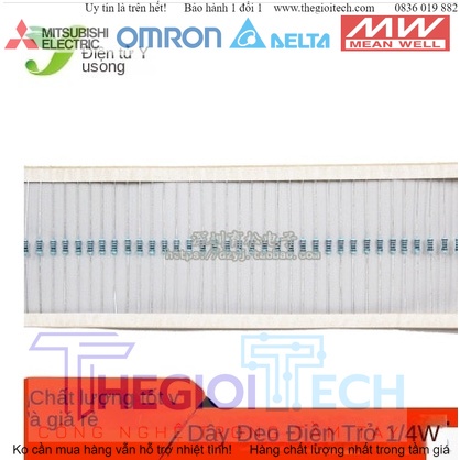 Điện Trở Màng Carbon Điện Trở Vòng Màu Điện Trở 1/4W Điện Trở 0.25W Điện Trở 5.6K-240K - 150k