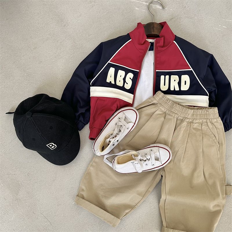 Áo Khoác In Họa Tiết Thời Trang Xuân Thu 2023 Cho Bé Trai