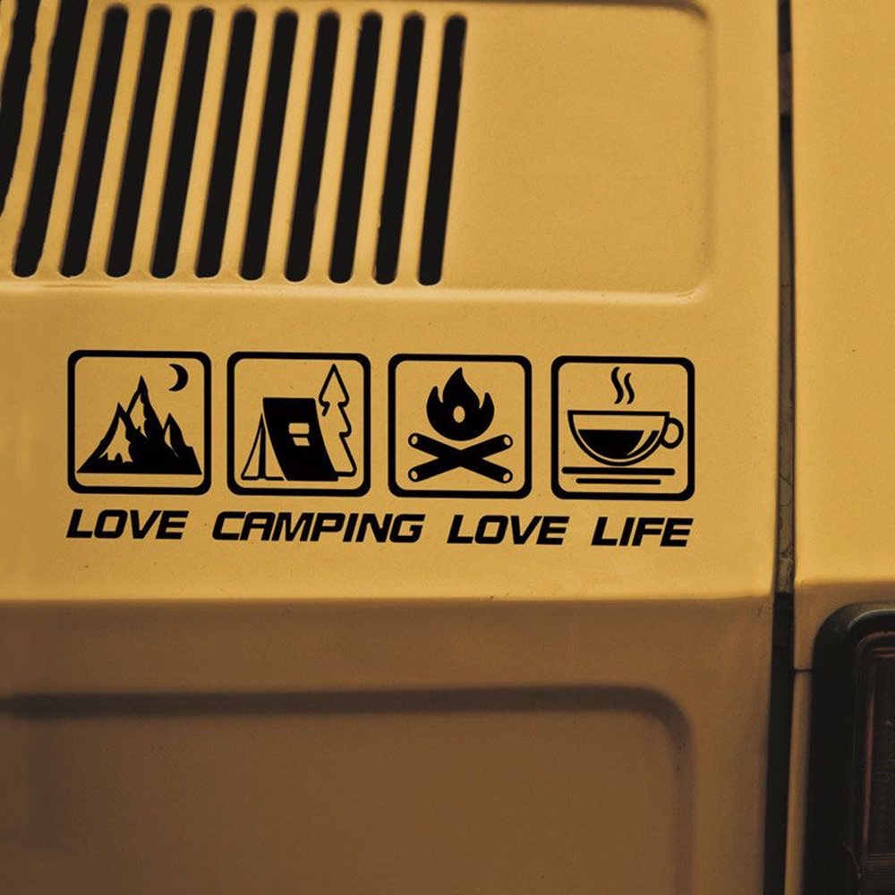 Miếng Dán Phản Quang Chữ Bonfire Trang Trí Xe Hơi