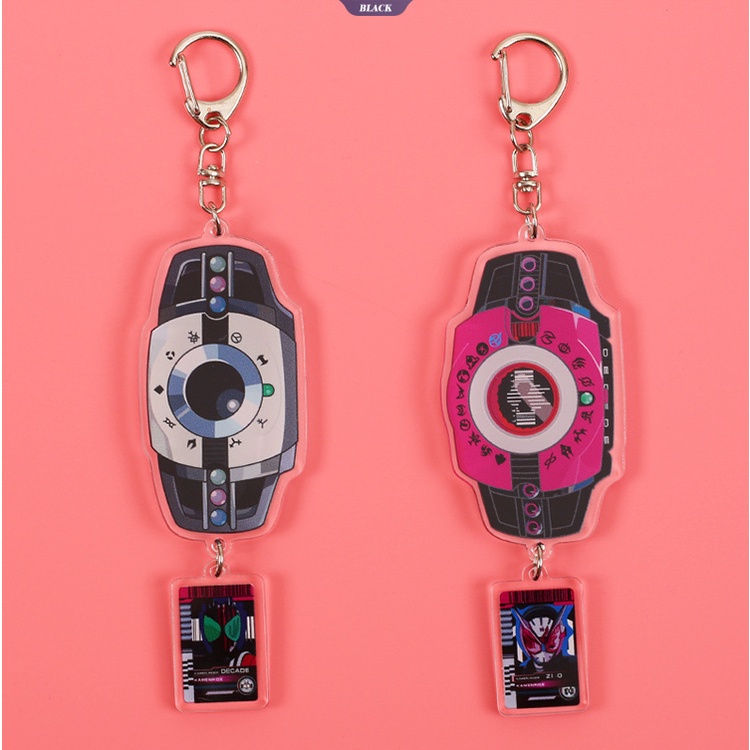 Móc Khóa Mặt Acrylic Hình Kamen Rider Kaarthouder Anime Dragon Rider Cho Học Sinh